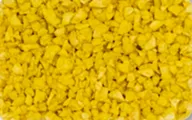 Zinc Yellow TPV rubber granule color sample