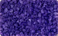 Purple TPV rubber granule color sample
