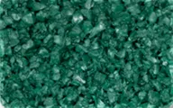 Dark Green TPV rubber granule color sample